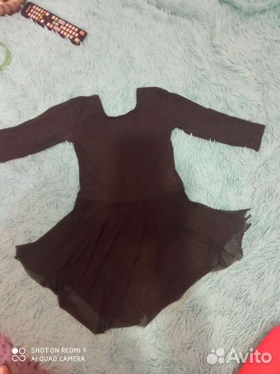 Купальник для танцев черный