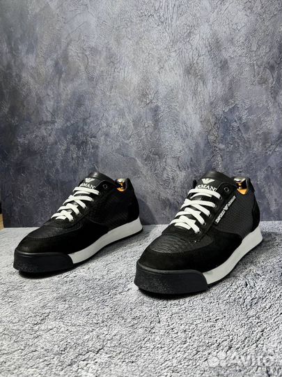 Кеды мужские emporio armani black