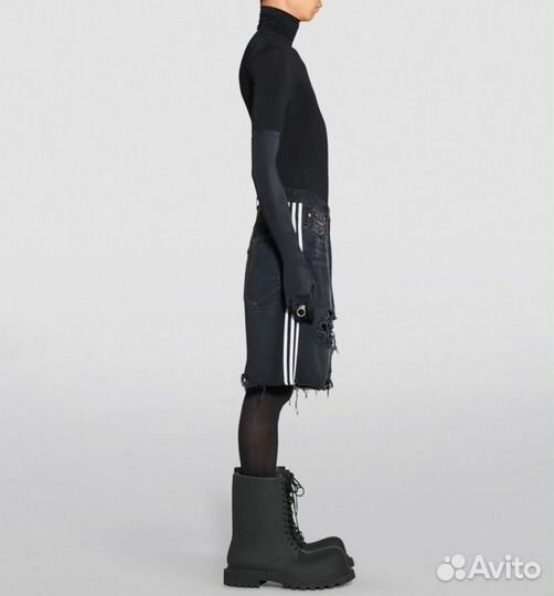 Шорты balenciaga adidas buggy shorts in black