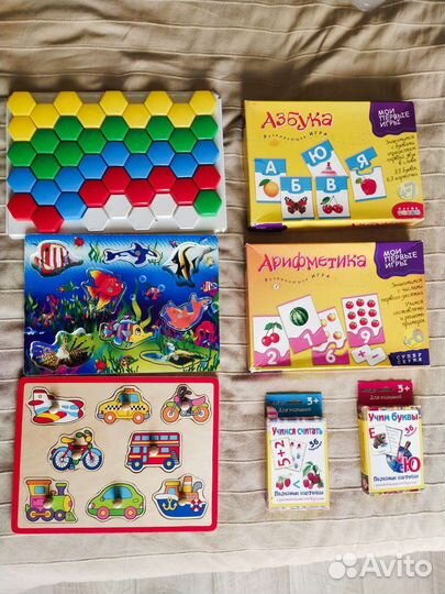 Набор развивающих игрушек пакетом