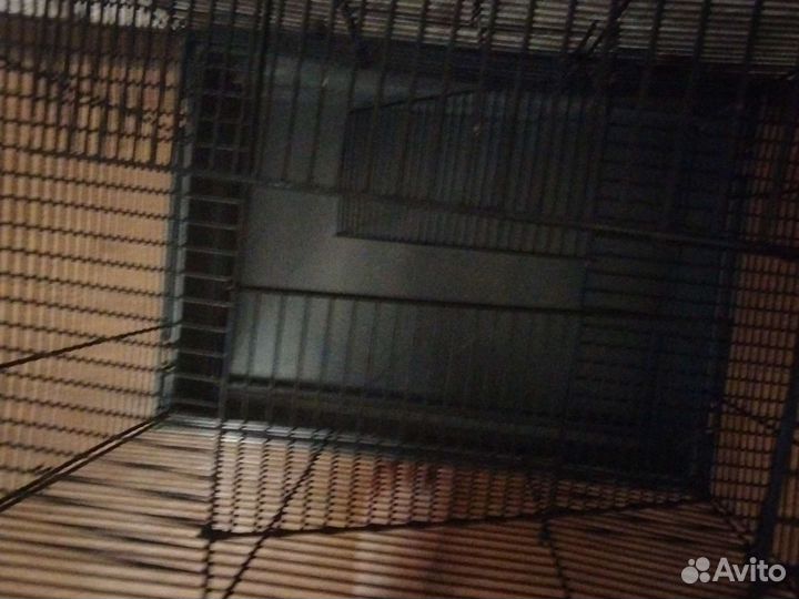 Клетка для грызунов трёх итажная