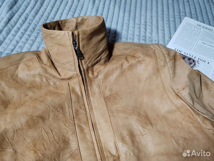 Кожаная куртка мужская