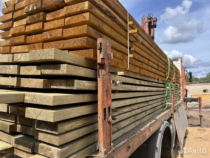 Доска антисептированная 50х200х6000 мм