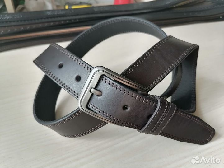 Мужской кожаный ремень