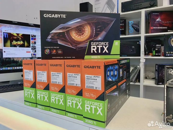 Видеокарты RTX 4060 4070 4080 4090 3050 3060 3070