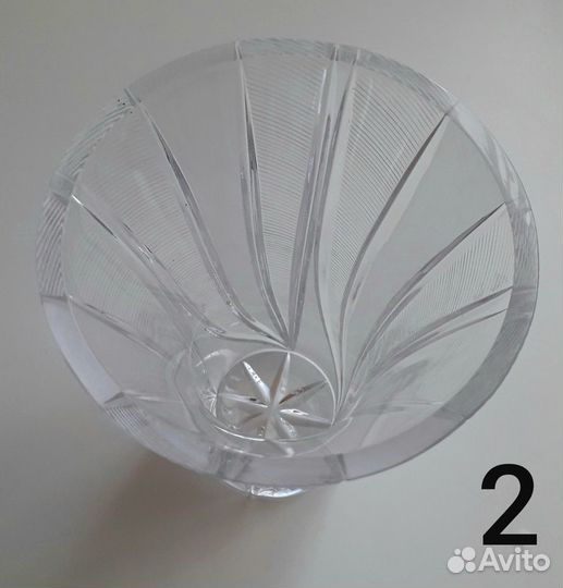 Вазы хрустальные (Чехия и СССР)