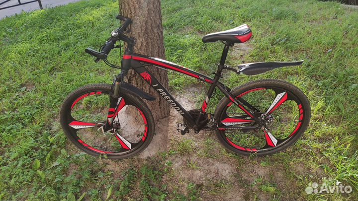 Велосипед модный черный красный 26 дюймов