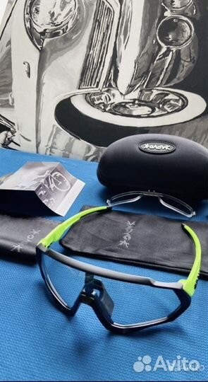 Очки спортивные фотохромные бег велосипедные