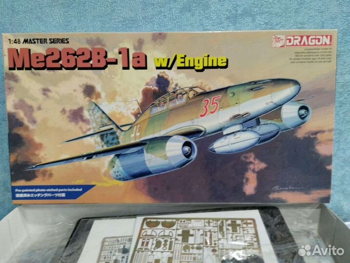 Me 262B-1a w/Engine 1:48