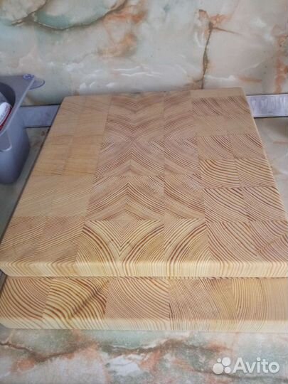 Разделочная доска,торцевая из древесины сосны