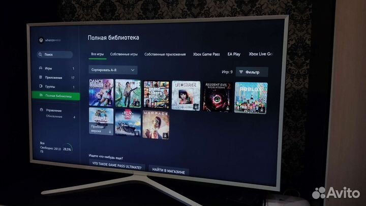 Игровая приставка xbox one + gta v