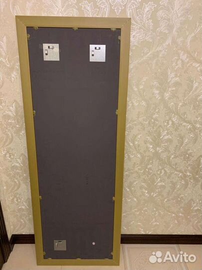 Большое настенное Зеркало под старину, слоновая ко