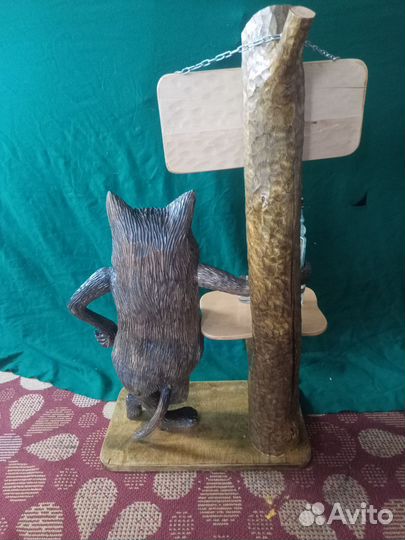 Подарок для сада, дома. Фигурка -волк