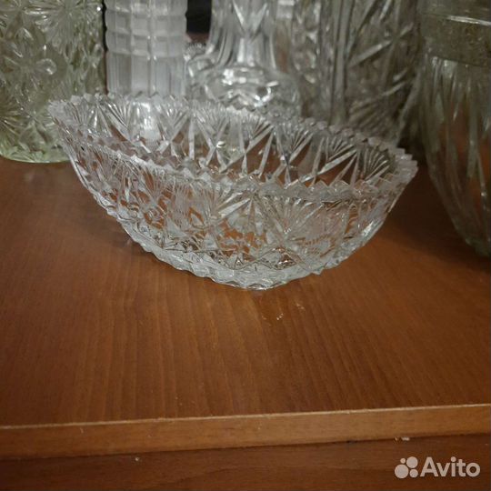 Ваза для фруктов на ножке СССР