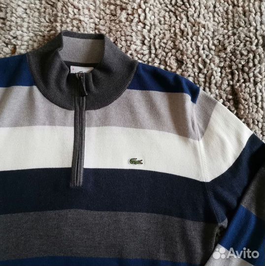 Джемпер Lacoste 1/4 zip оригинал