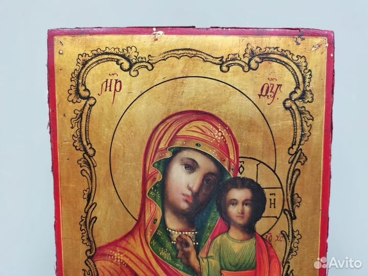 Икона Казанская Пресвятая Богородица 19 век