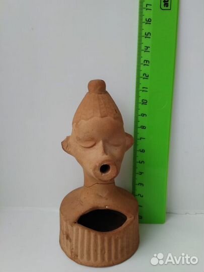 Подсвечник глиняный