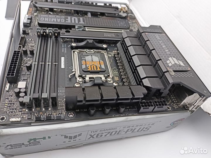 Мат.плата asus TUF gaming X670E-plus, нерабочая