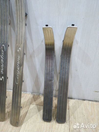 Накладка порога задняя Porsche Cayenne 957