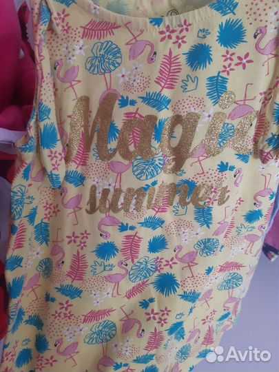 Вещи для девочки 86 92 пакетом