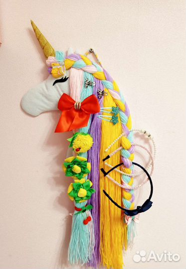 Органайзер для ободков,заколок и резинок единорог