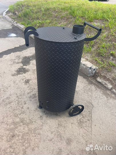 Бочка печь для сжигания мусора 170 л