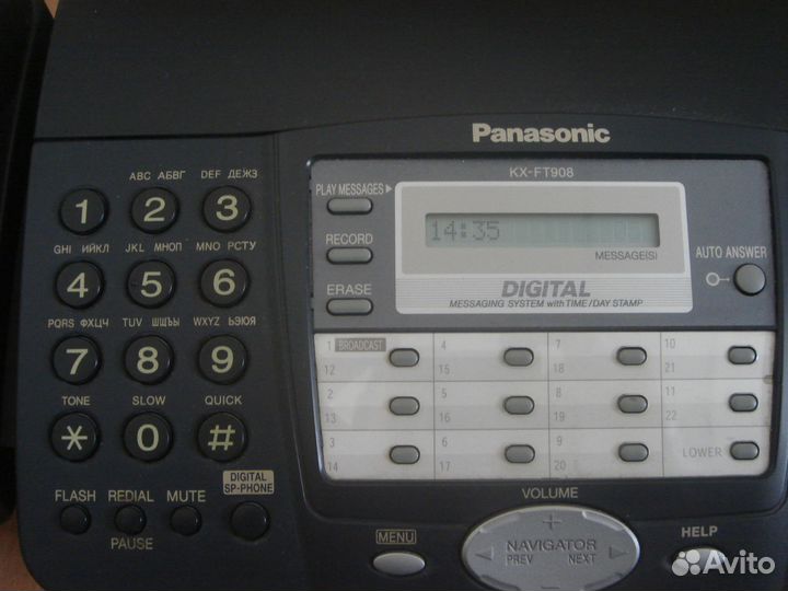 Телефакс Panasonic KX-FT908RU-B Black