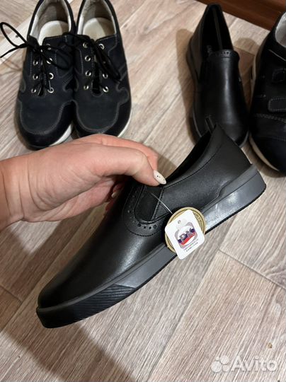 Кроссовки кожаные, ортопедические для мальчика