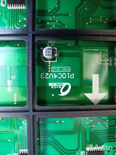 Led модуль p10 smd red