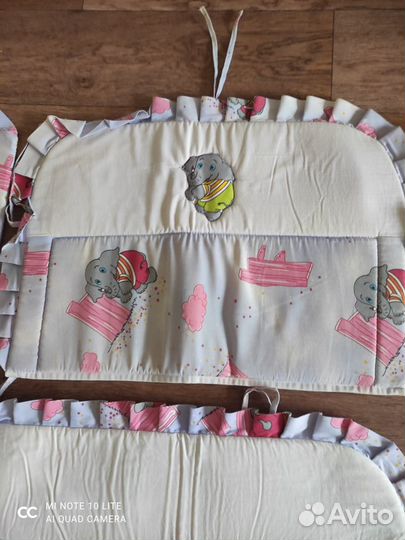 Бортики в кроватку детскую