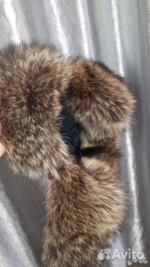 Шапка из енота мужская