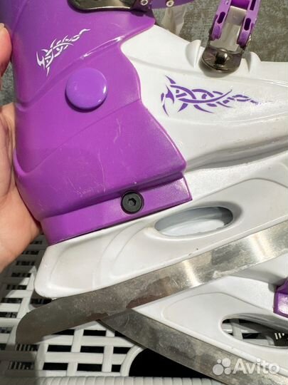 Коньки детские раздвижные 33 36