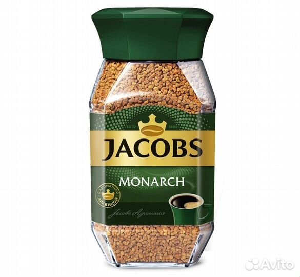 Растворимый кофе Якобс Монарх 95г