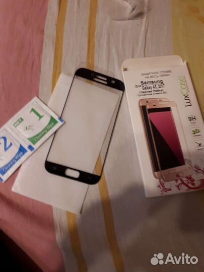 Защитное стекло на samsung A5 3D стекло