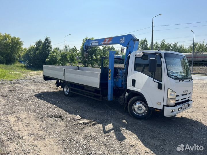 Isuzu NQR75 с КМУ, 2014