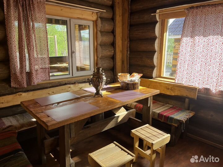Баня у реки с чаном