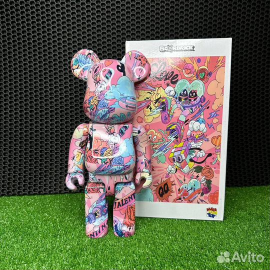 Игрушка bearbrick jinx bape 30cм каws 32см