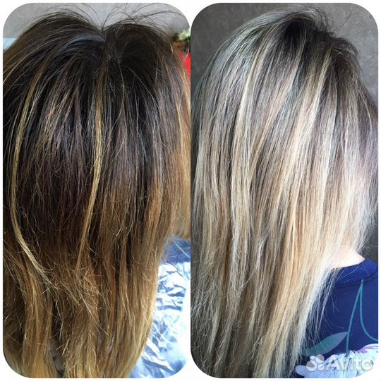 Окрашивание волос(колорист)