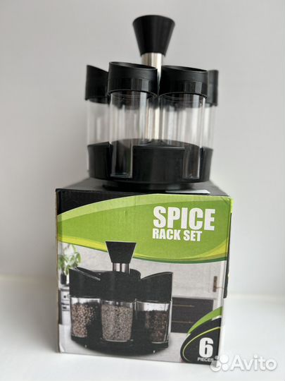 Набор для специй на подставке, новый