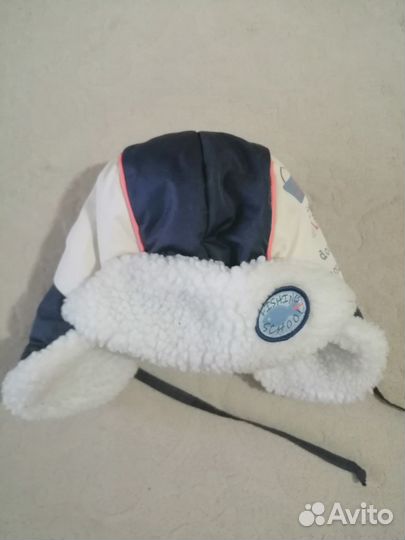 Шапка для новорожденного зима