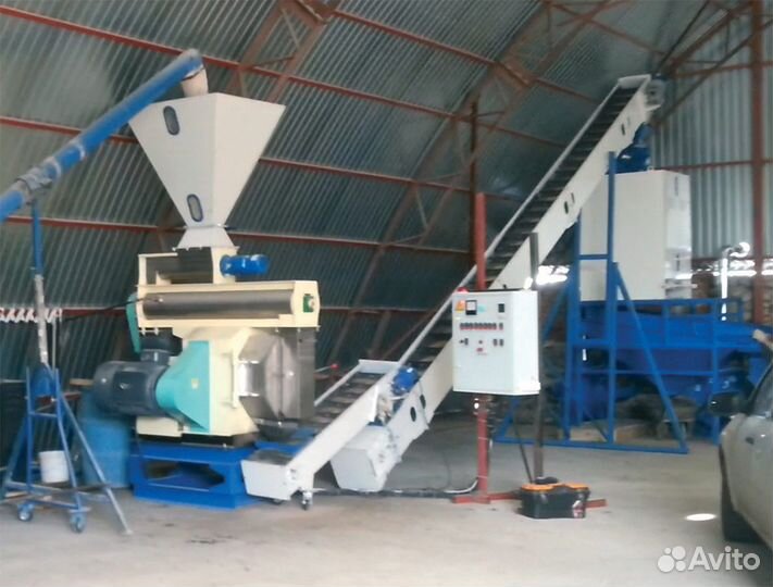 Линия гранулирования. Комбикормовый завод