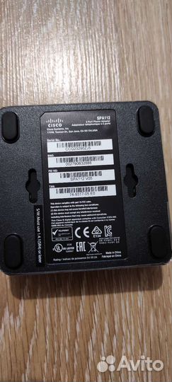Cisco SPA112 2-портовый телефонный адаптер