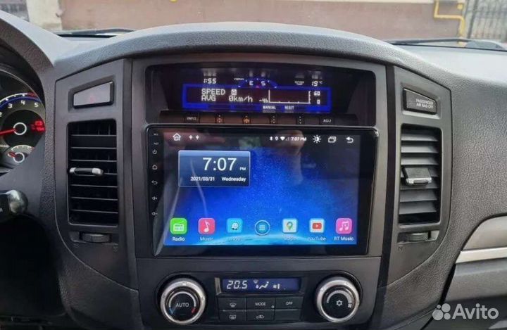 Магнитола Mitsubishi Pajero 4 Android