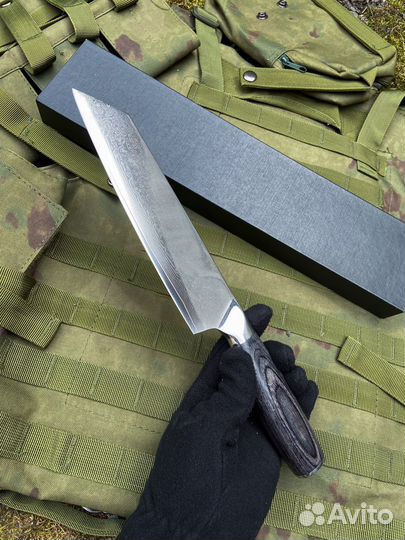 Шеф-нож Дамаск VG-10