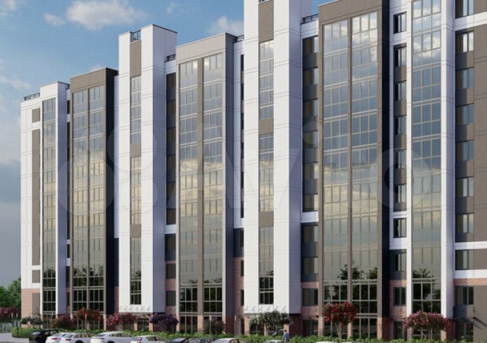 2-к. квартира, 66 м², 6/10 эт.