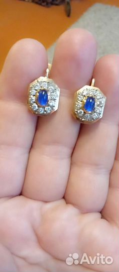 Золотые серьги