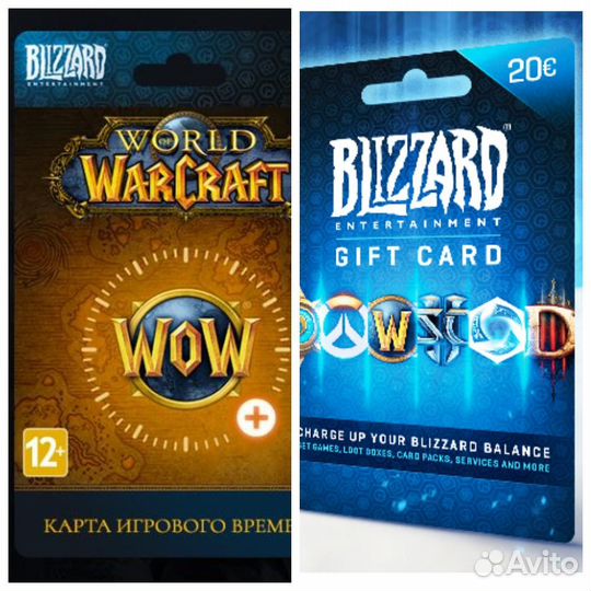 Тайм карта WOW 60 дней Игровое время / Подписка
