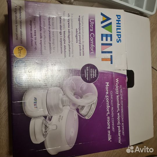 Молокоотсос avent электрический