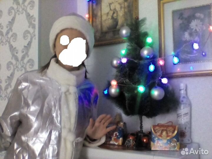 Взрослый костюм Снегурочки