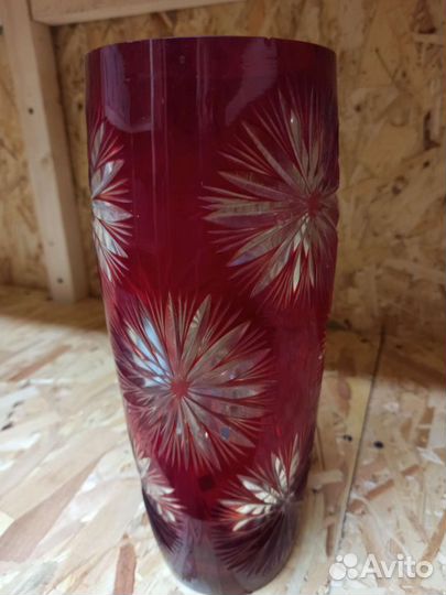 Ваза для цветов богемия